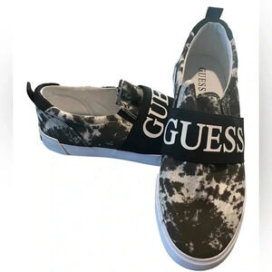 GUESS Men’s Logo Tie Dye Slip-On Sneakers